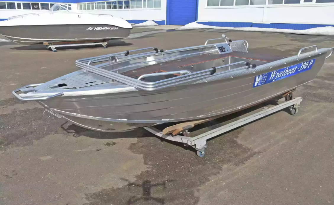 Алюминиевая лодка Wyatboat-390РМ в Москве