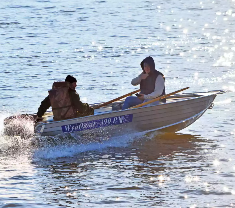 Алюминиевая лодка Wyatboat-390 P в Москве