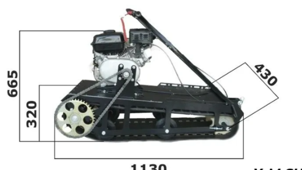 Мотобуксировщик XTREME-MOTORS "Конек-Горбунок" 6.5 л.с. в Москве