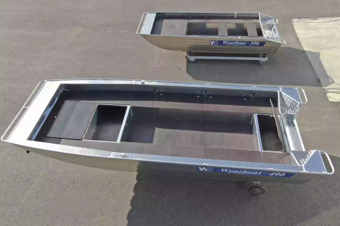 Алюминиевая лодка Wyatboat-490 Jonboat в Москве