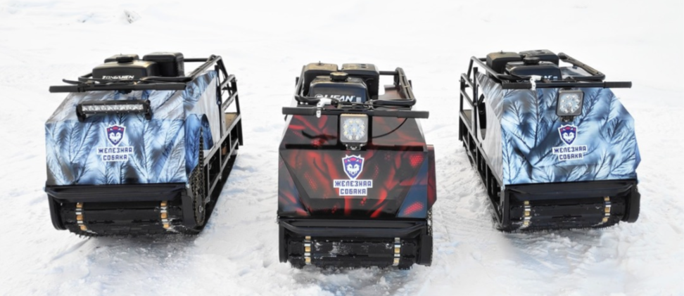 Мотобуксировщик Irondog (Железная собака) M500 20  Камуфляж Охотник в Москве