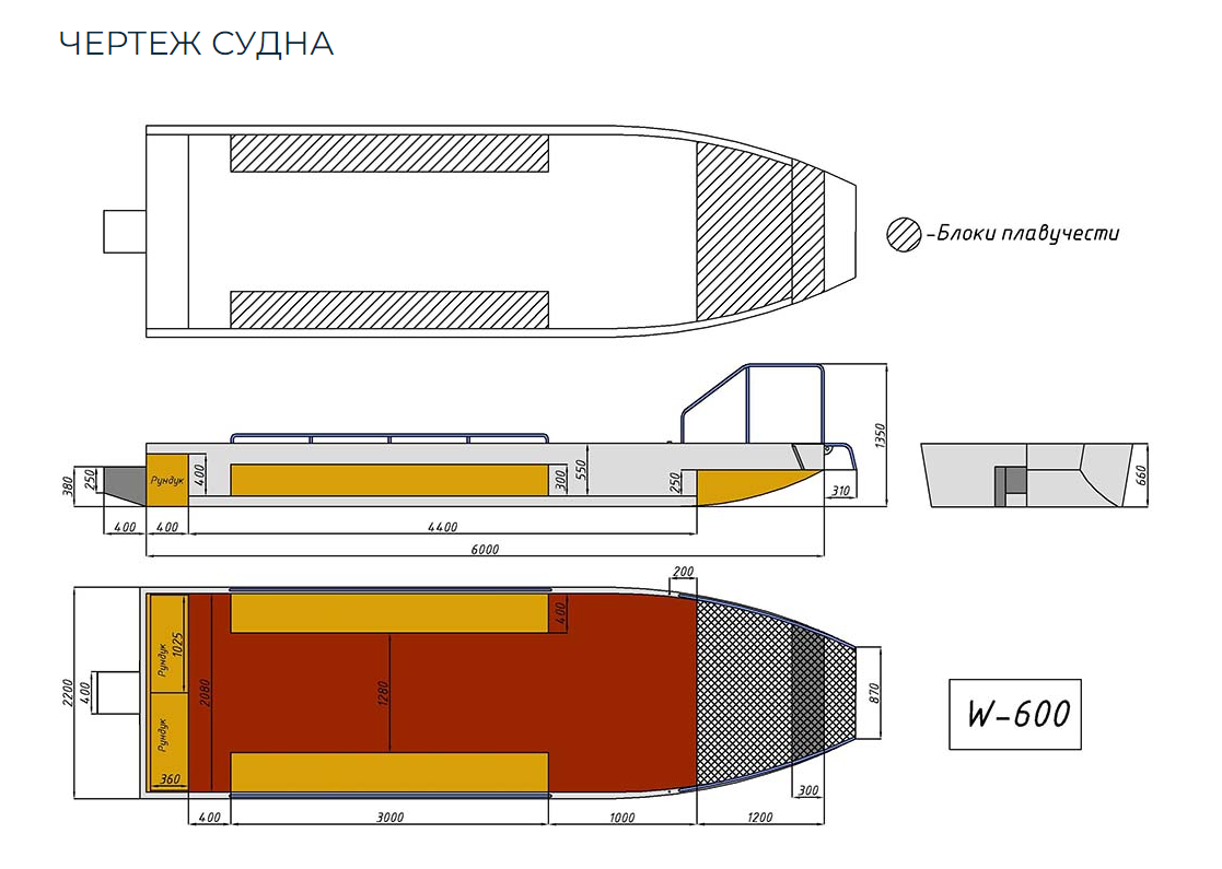 Алюминиевая лодка Wyatboat-600 в Москве