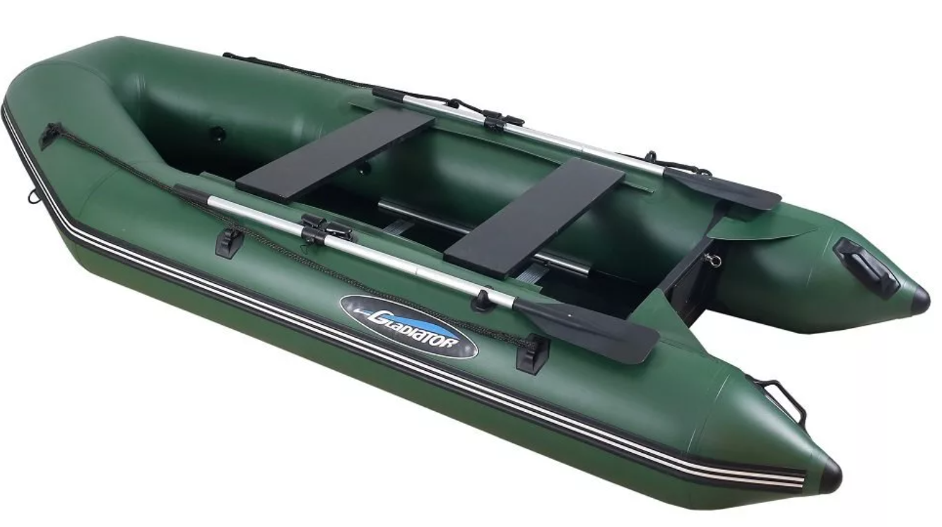 МОТОРНО-ГРЕБНАЯ ЛОДКА ПВХ GLADIATOR A 320 ТК С ФАНЕРНЫМ ПОЛОМ в Москве