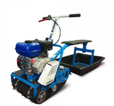 Мотобуксировщик НЕВА МС-1К с санями и сиденьем в Москве