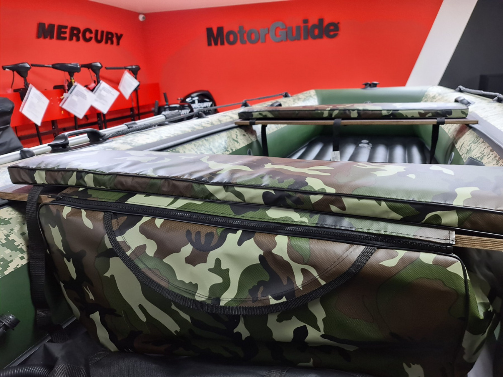 КОМПЛЕКТ МЯГКИХ НАКЛАДОК С СУМКОЙ ДЛЯ ЛОДОК 105Х20 КАМУФЛЯЖ в Москве