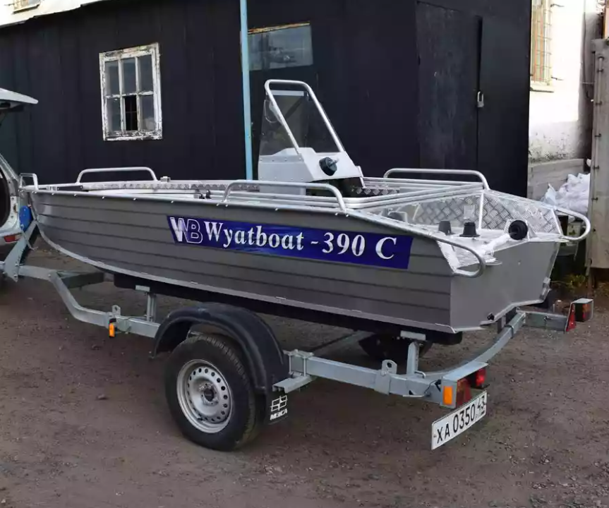Алюминиевая лодка Wyatboat-390 C в Москве