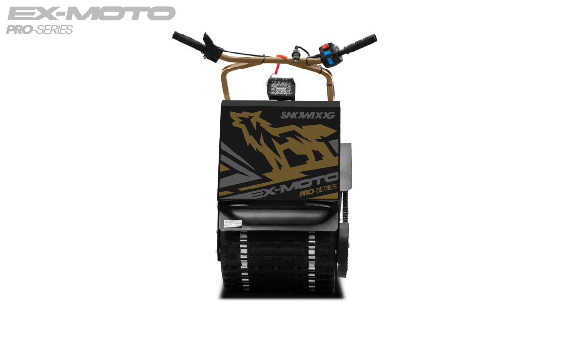 Мотобуксировщик EX-MOTO SNOWDOG S380 8л.с. в Москве