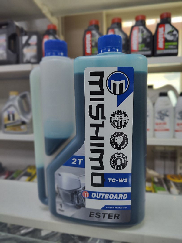 Масло MISHIMO 2T OUTBOARD (ESTER) полусинтетика 1 л в Москве