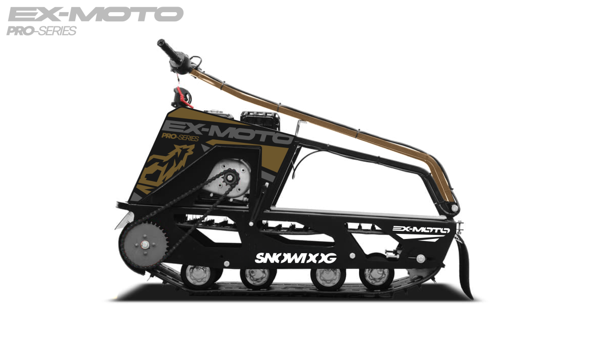 Мотобуксировщик EX-MOTO SNOWDOG S380 8л.с. в Москве