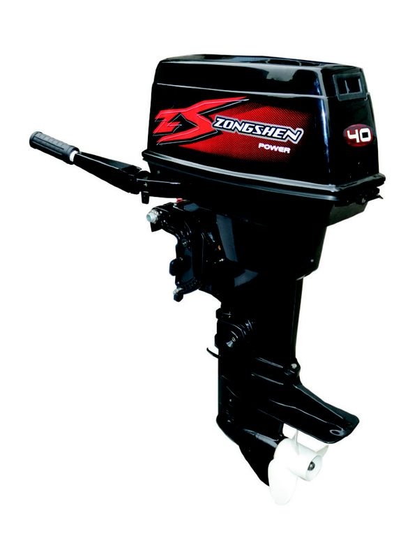 Лодочный мотор Zongshen T40 (+руль+пульт) в Москве