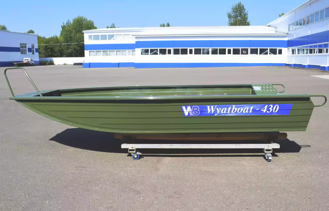 Алюминиевая лодка  Wyatboat-430 Master Fish в Москве