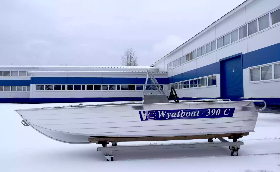 Алюминиевая лодка Wyatboat-390 C в Москве