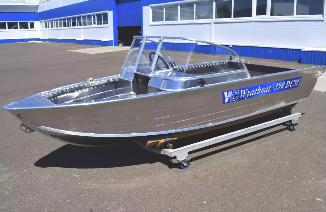 Алюминиевая лодка Wyatboat-390 DCM в Москве