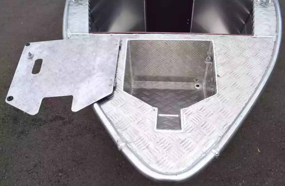 Алюминиевая лодка Wyatboat-390 DCM Увеличенный борт в Москве