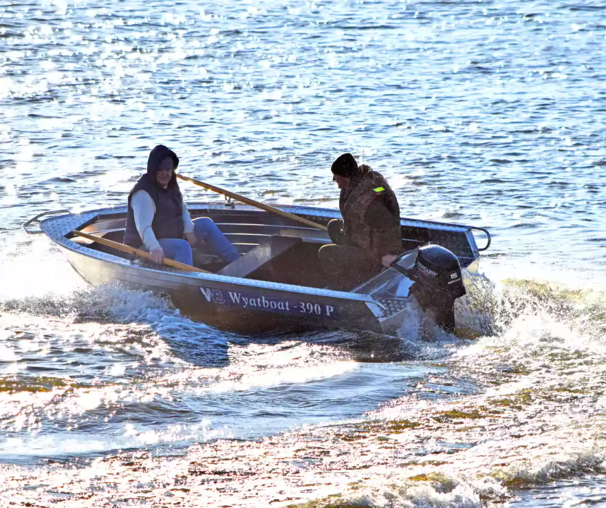 Алюминиевая лодка Wyatboat-390 P в Москве