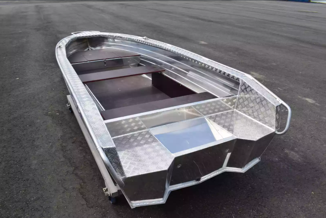 Алюминиевая лодка Wyatboat-390Р Увеличенный борт в Москве