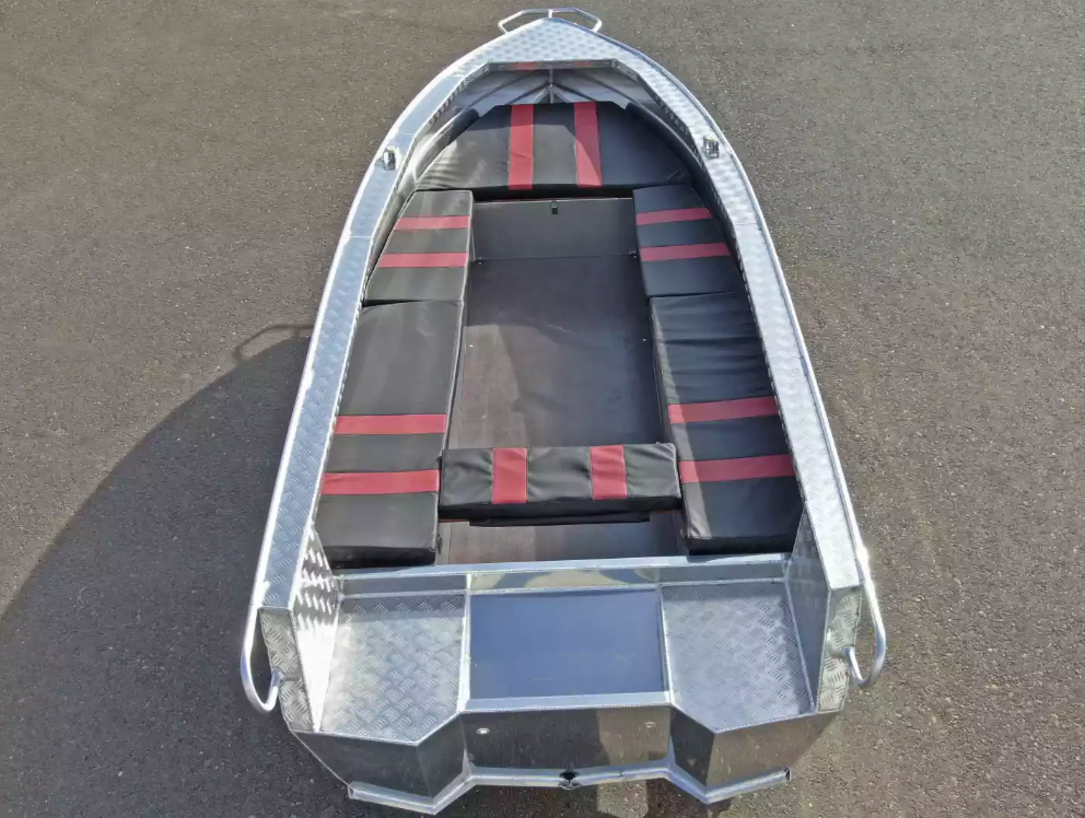 Алюминиевая лодка Wyatboat-390РМ увеличенный борт в Москве