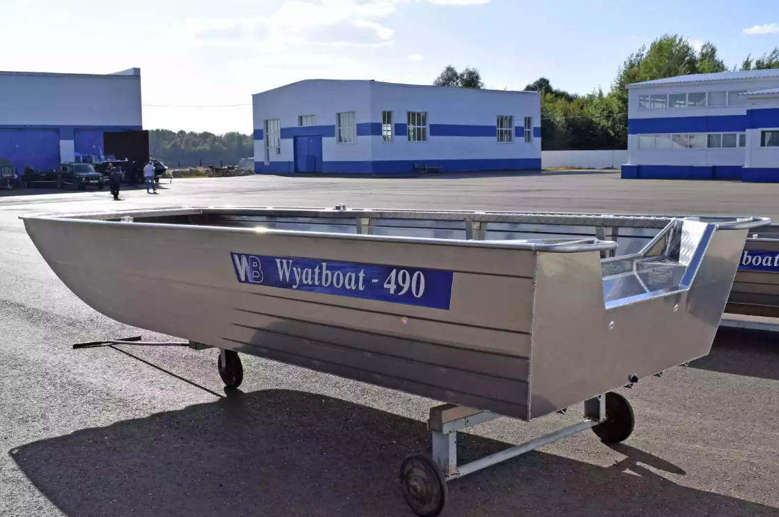 Алюминиевая лодка Wyatboat-490 Jonboat в Москве
