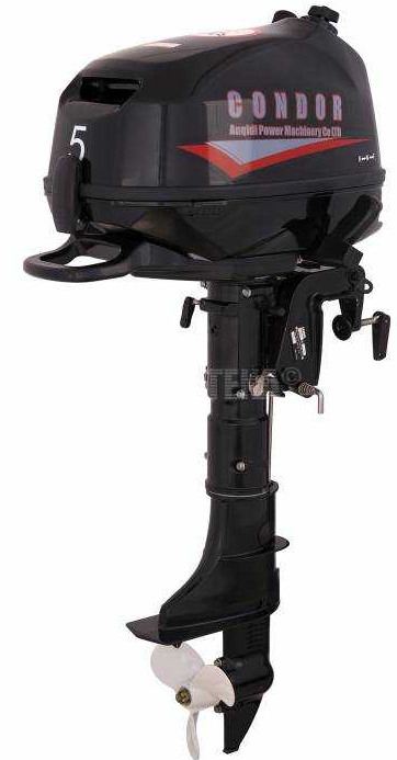 Лодочный мотор Condor F5HS без бака 12 л. в Москве