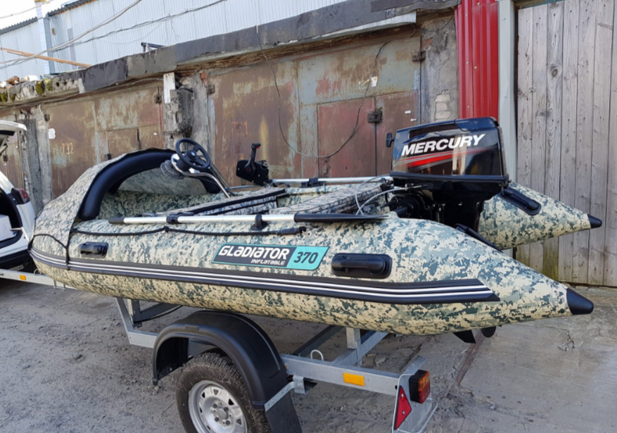 НАДУВНАЯ ЛОДКА GLADIATOR C370AL в Москве