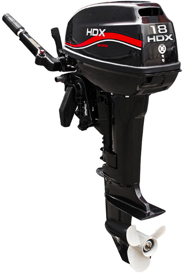 Лодочный мотор 2-х тактный HDX R series TE 18 BMS в Москве