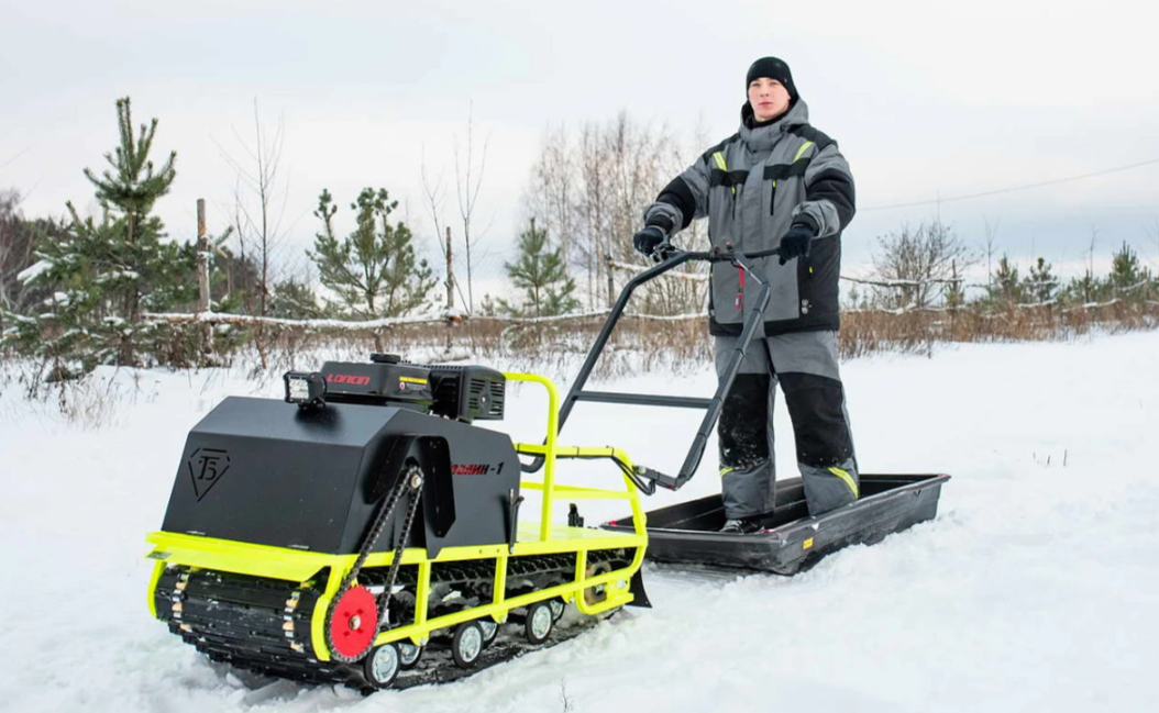 Мотобуксировщик Бурлак ХОЗЯИН-1 (капот металл) в Москве
