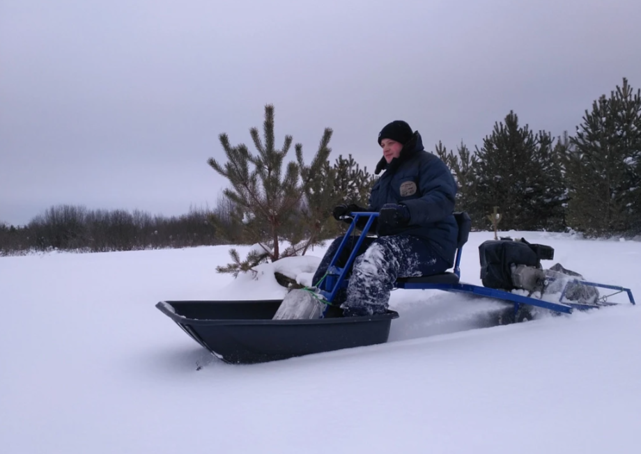 Мотобуксировщик толкач Альбатрос-XL8 с модулем. Без фары, тележки в Москве