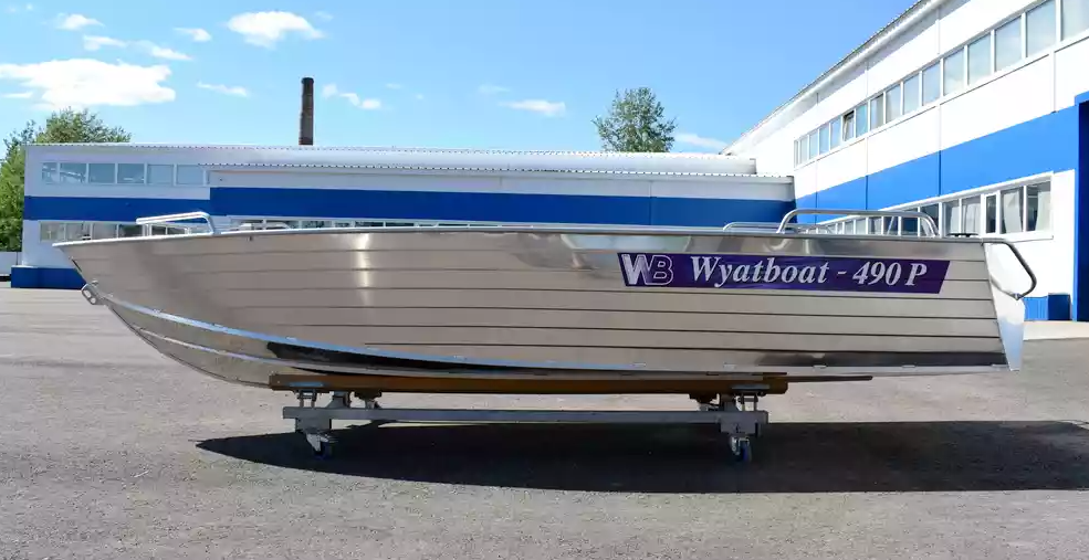 Алюминиевая лодка Wyatboat-490 P в Москве