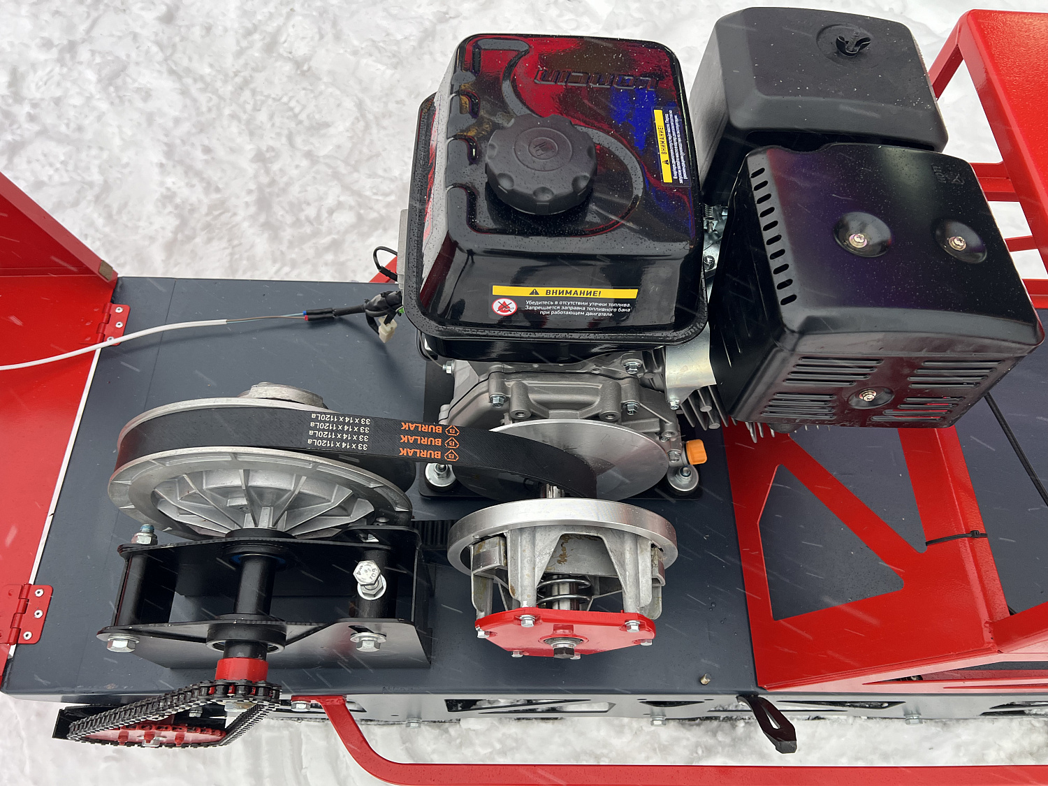 Мотобуксировщик EX-MOTO SNOWDOG S500 15л.с в Москве