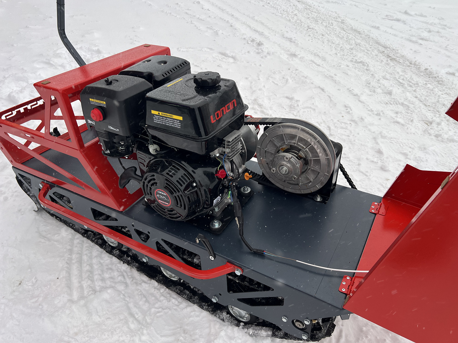 Мотобуксировщик EX-MOTO SNOWDOG S500 15л.с в Москве