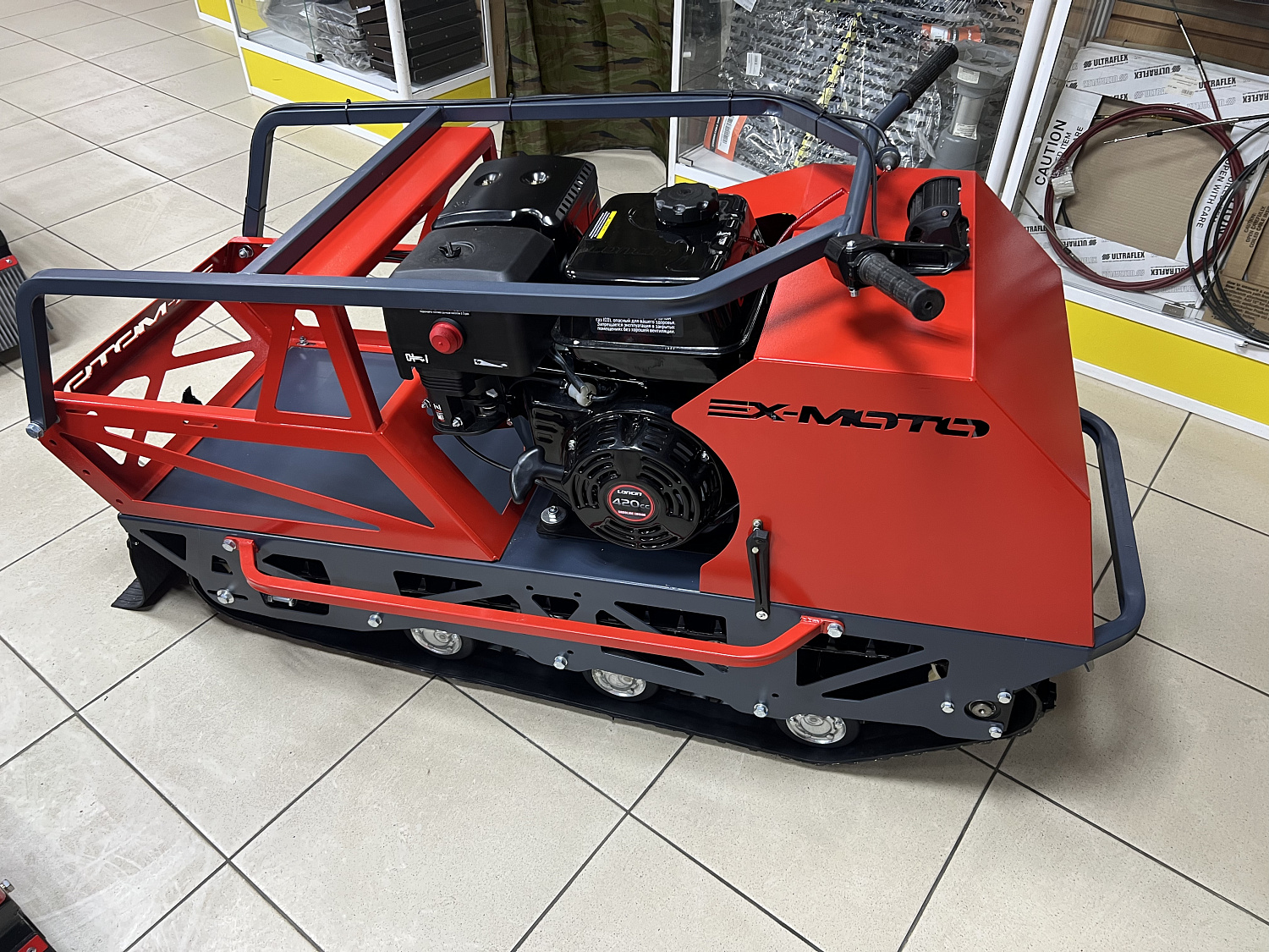 Мотобуксировщик EX-MOTO SNOWDOG S500 15л.с в Москве