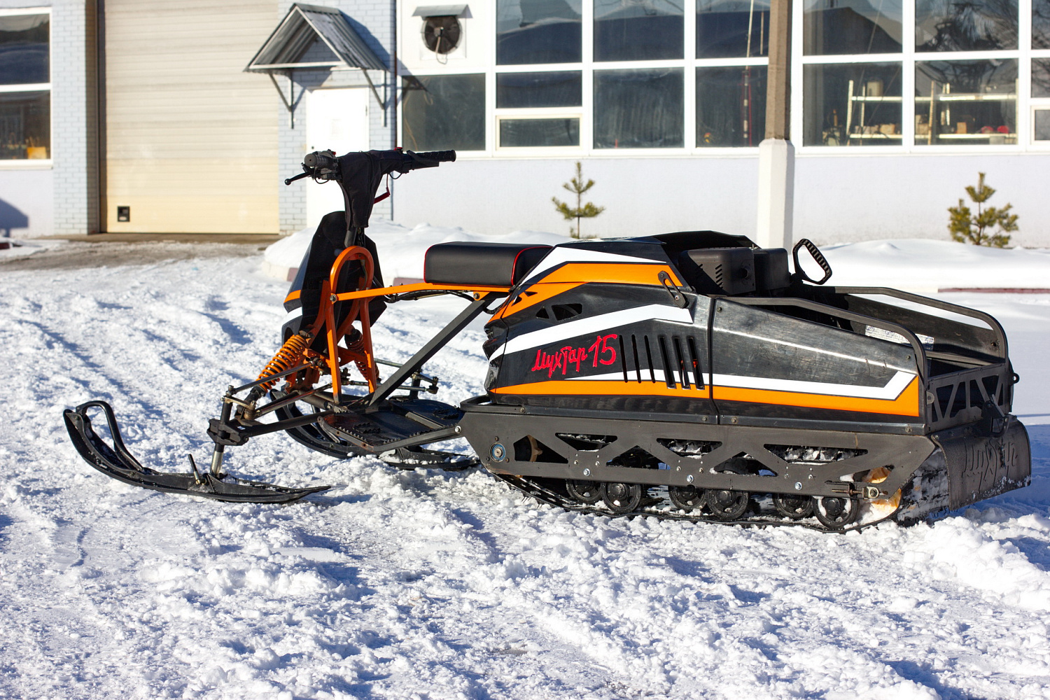 Мотобуксировщик IRBIS Мухтар 15 с лыжным модулем в комплекте в Москве