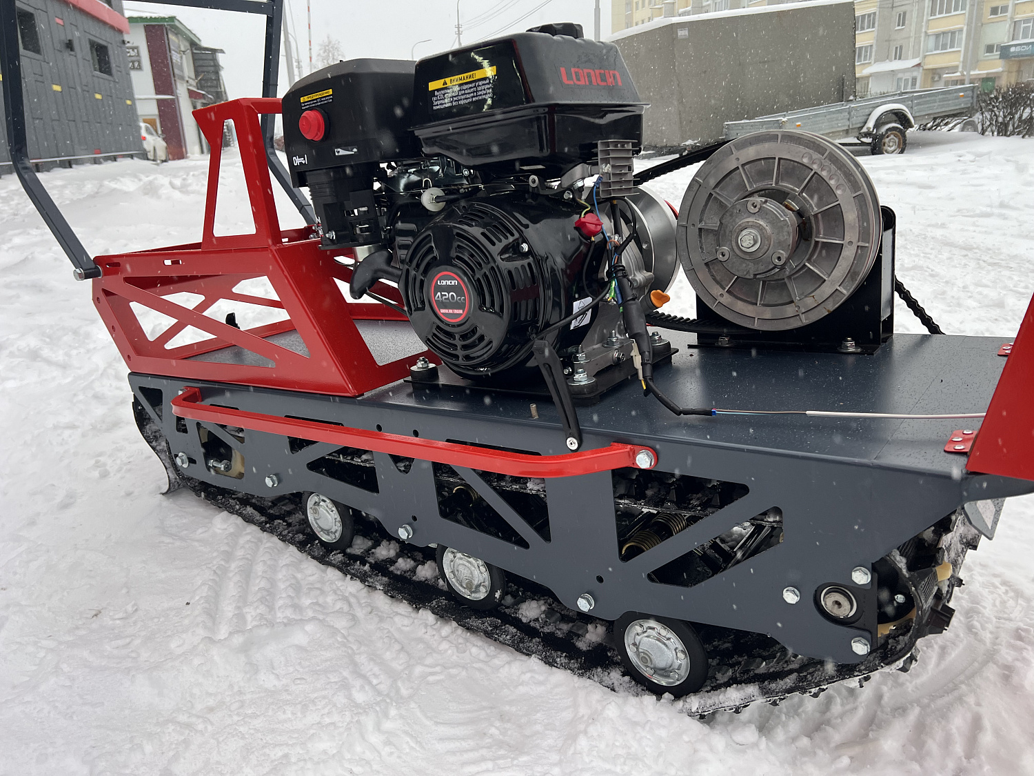 Мотобуксировщик EX-MOTO SNOWDOG S500 15л.с в Москве