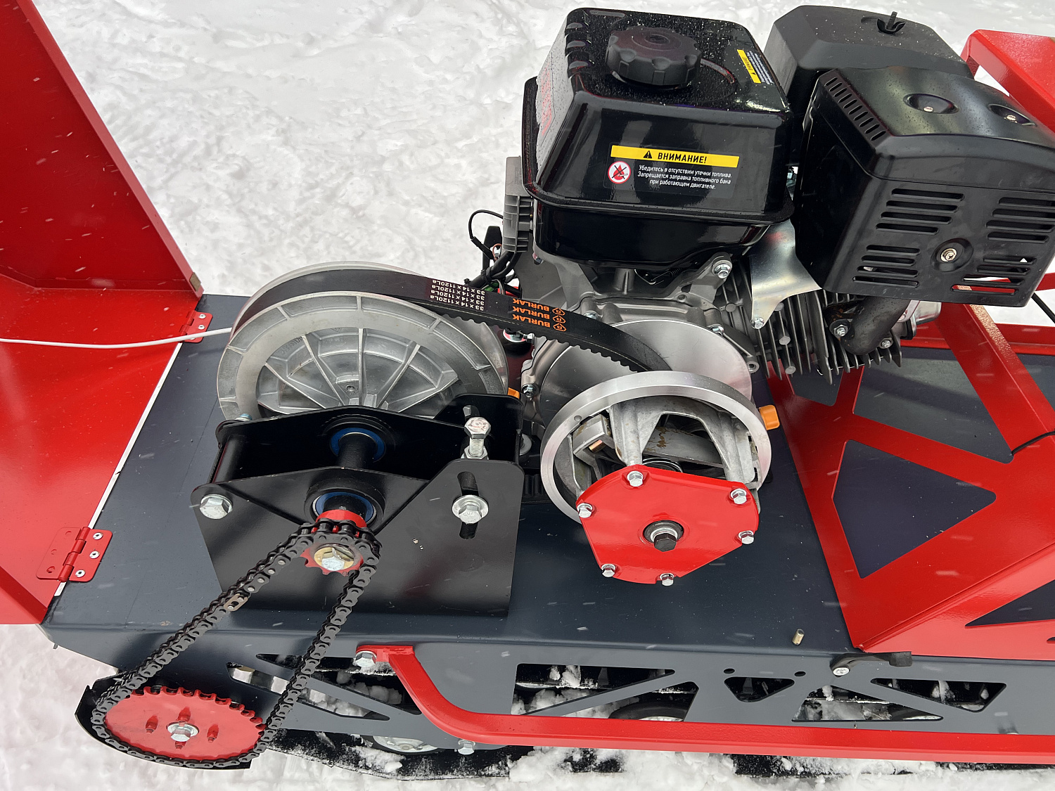 Мотобуксировщик EX-MOTO SNOWDOG S500 15л.с в Москве