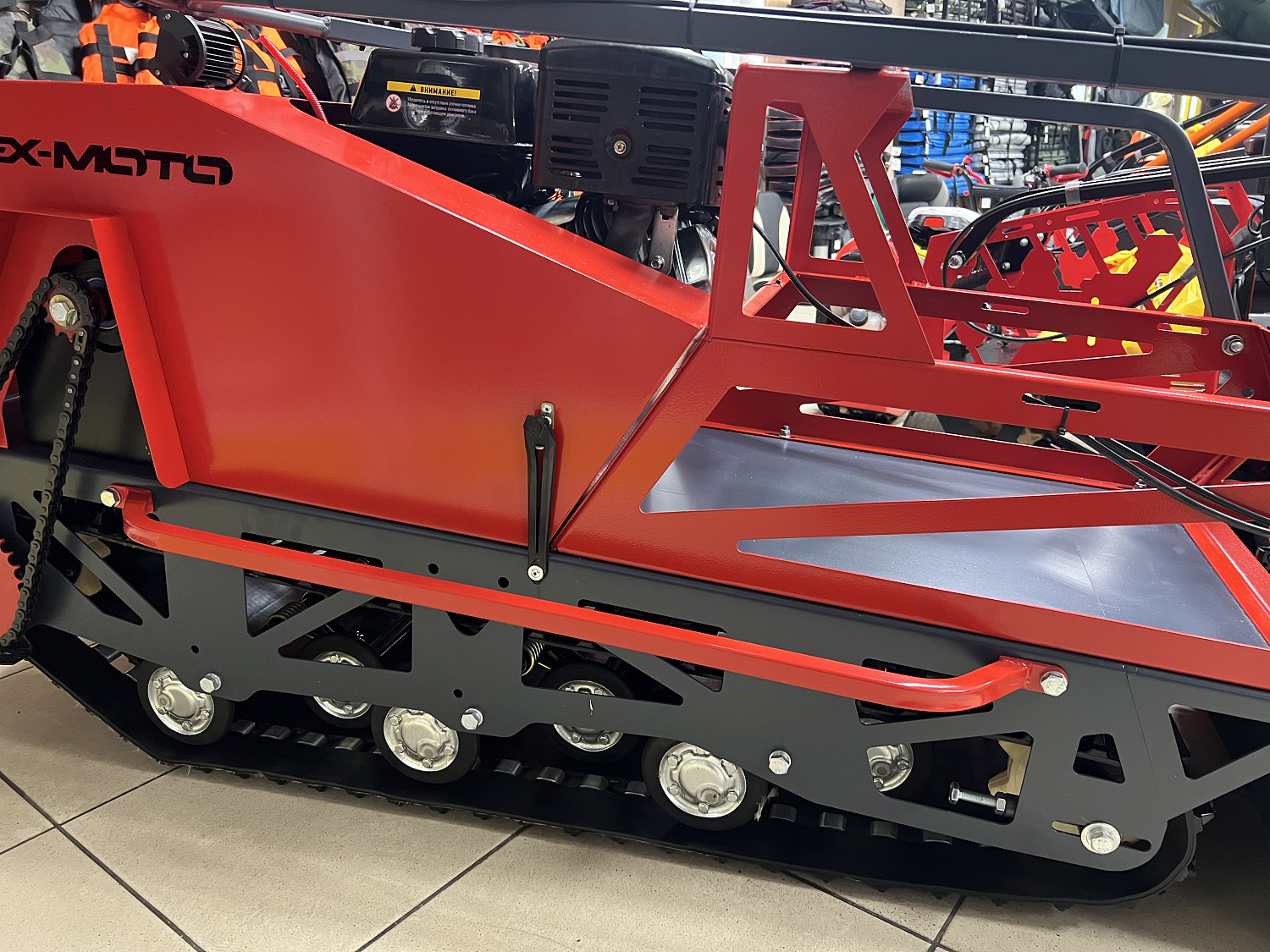 Мотобуксировщик EX-MOTO SNOWDOG S500 15л.с в Москве