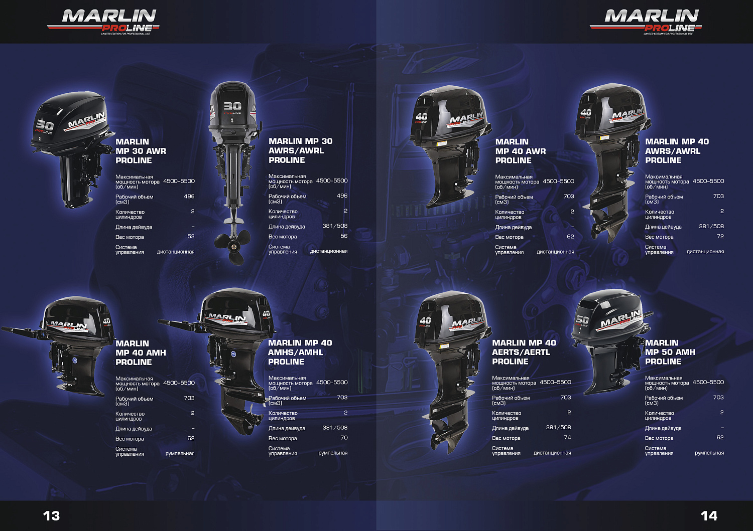 Лодочный мотор MARLIN PROLINE MP 30 AWR в Москве