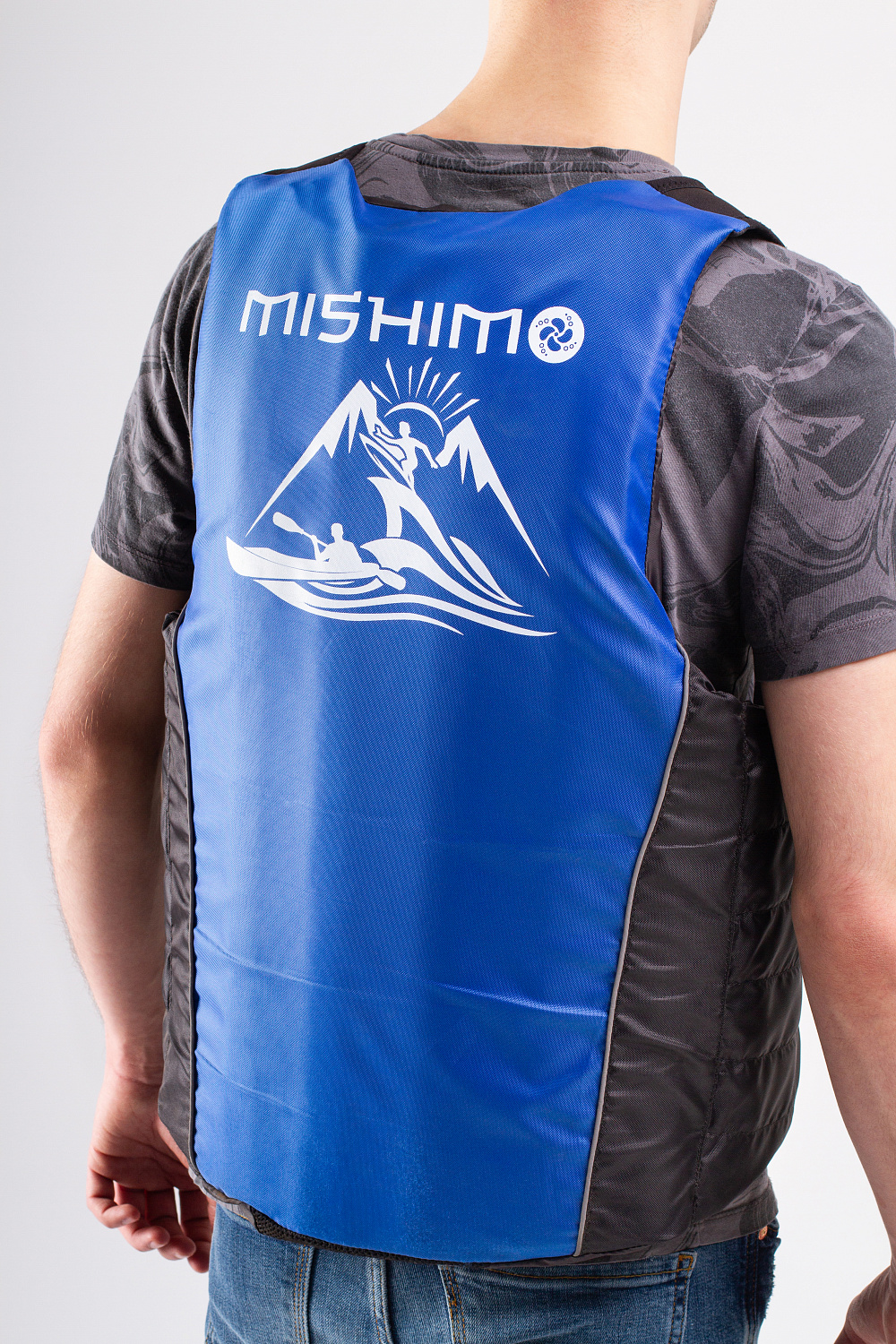 Жилет спасательный MISHIMO PRO Премиум качества Черно-синий в Москве