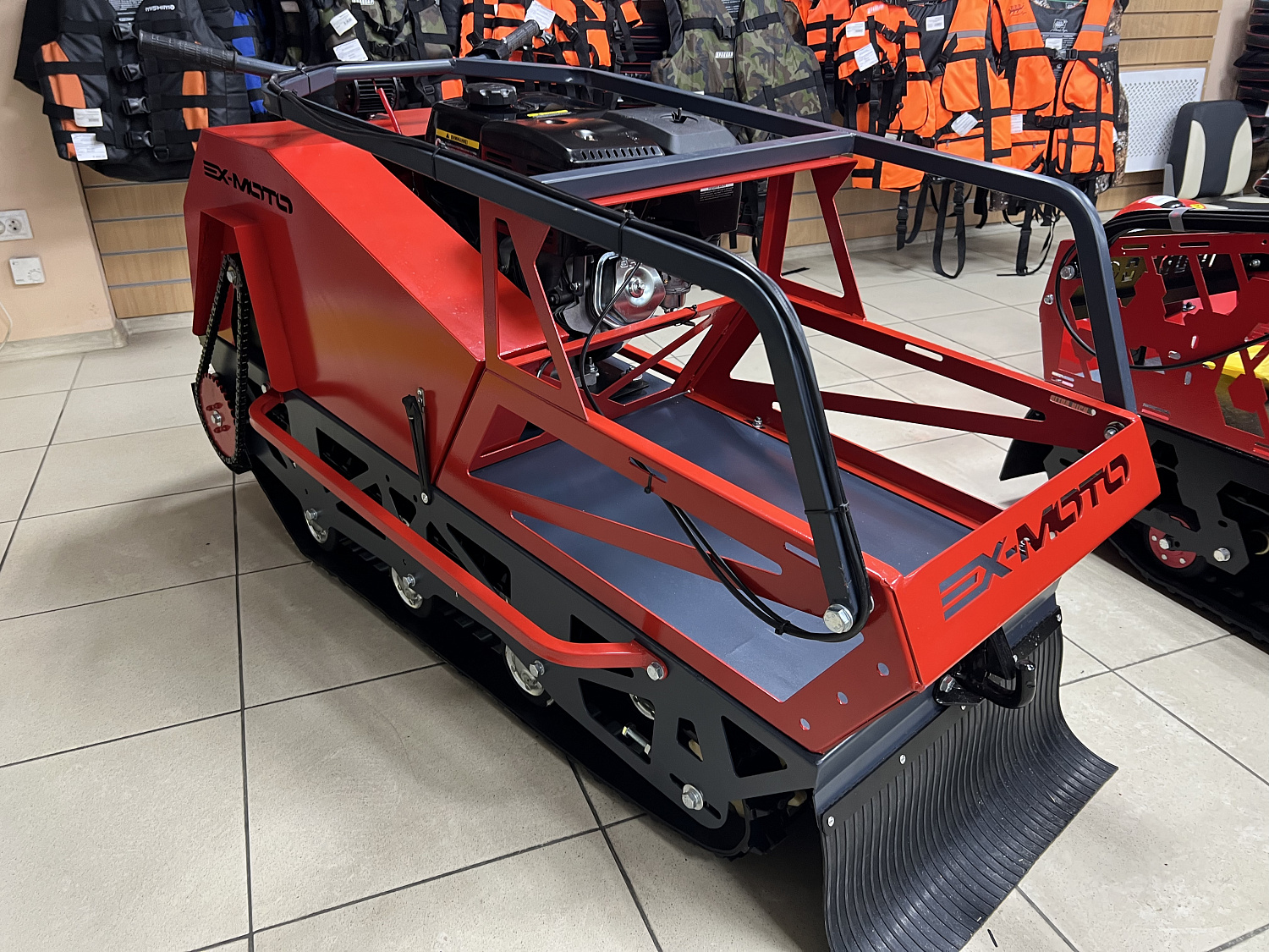 Мотобуксировщик EX-MOTO SNOWDOG S500 15л.с в Москве