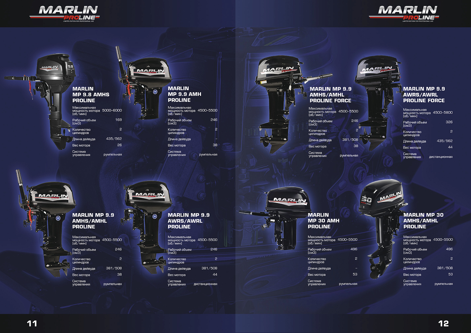 Лодочный мотор MARLIN PROLINE MP 30 AWR в Москве