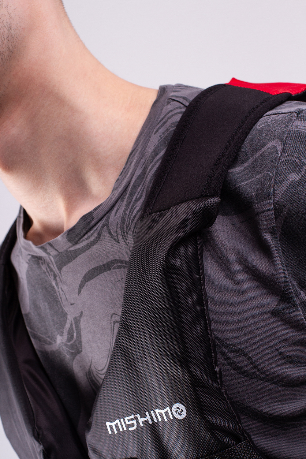 Жилет спасательный MISHIMO PRO Премиум качества Черно-красный в Москве